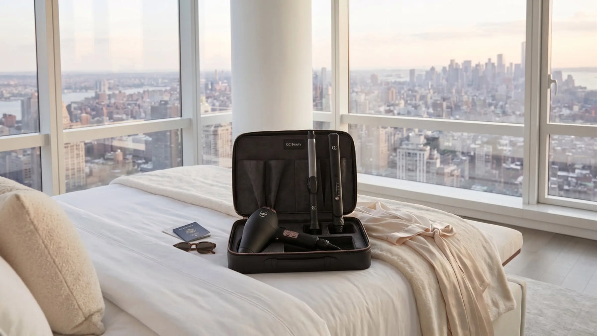 Travel Hair Styling Made Easy: Your Complete Routine Without Cable Clutter