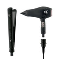 QC Beauty hair dryer and flat iron set