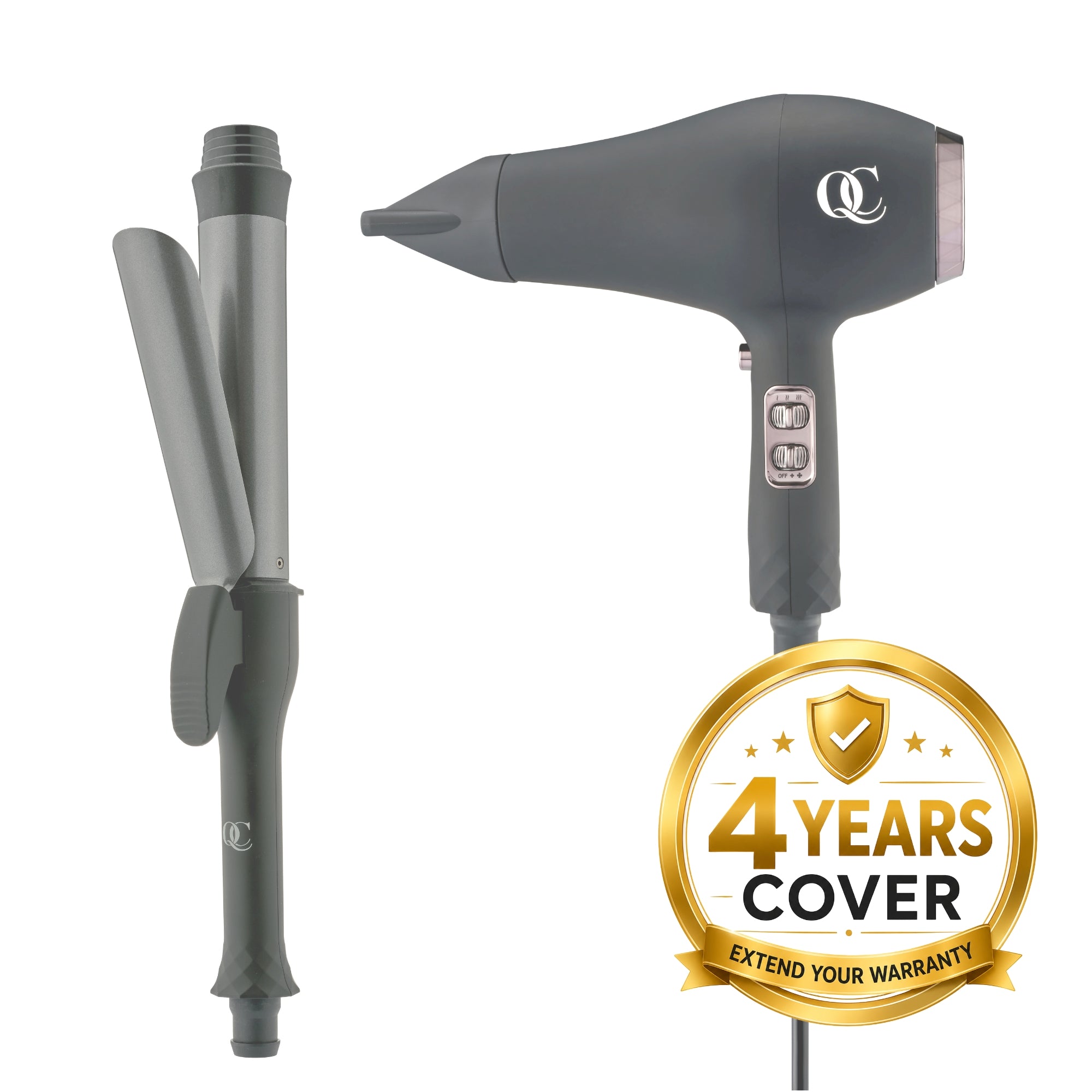 Extended Warranty - 4 Years Total Coverage for: "QC - Dry & Curl Set" (2 tools)