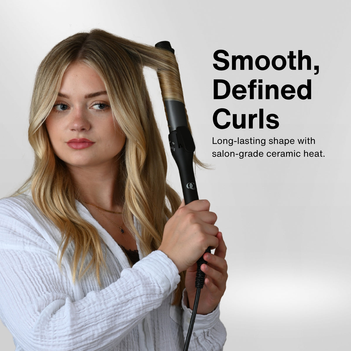 QC Beauty ceramic curling iron