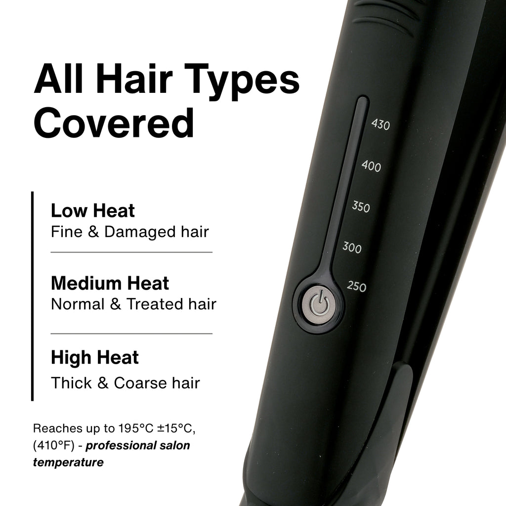 QC Beauty ceramic flat iron hair straightener – view 7