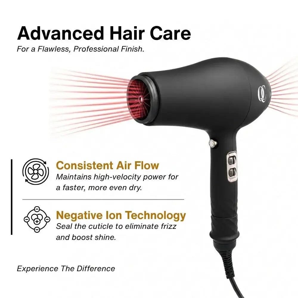 QC Beauty hair dryer and curling iron set – view 7