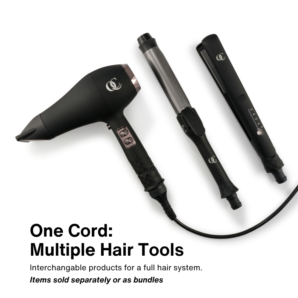 QC Beauty dryer, flat iron and curling iron set – view 3