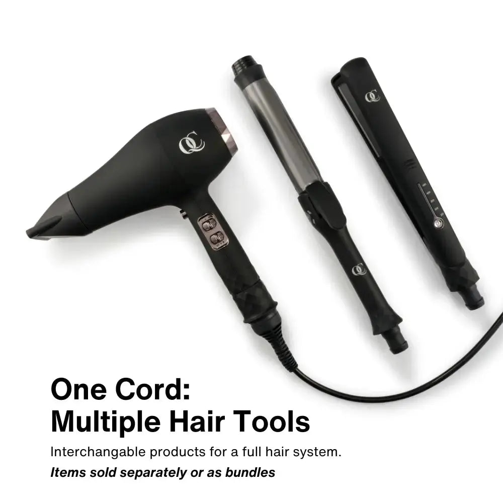 QC Beauty dryer, flat iron and curling iron set – view 3