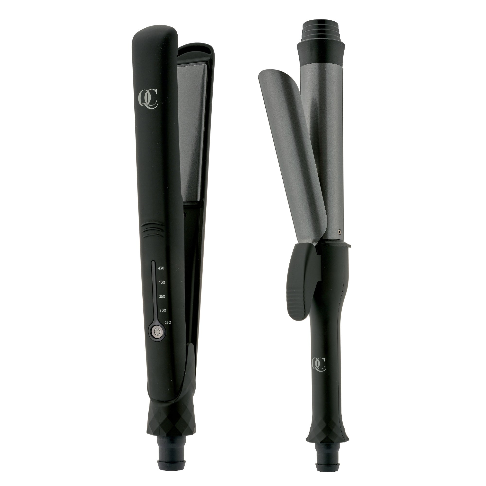 QC Beauty flat iron and curling iron set