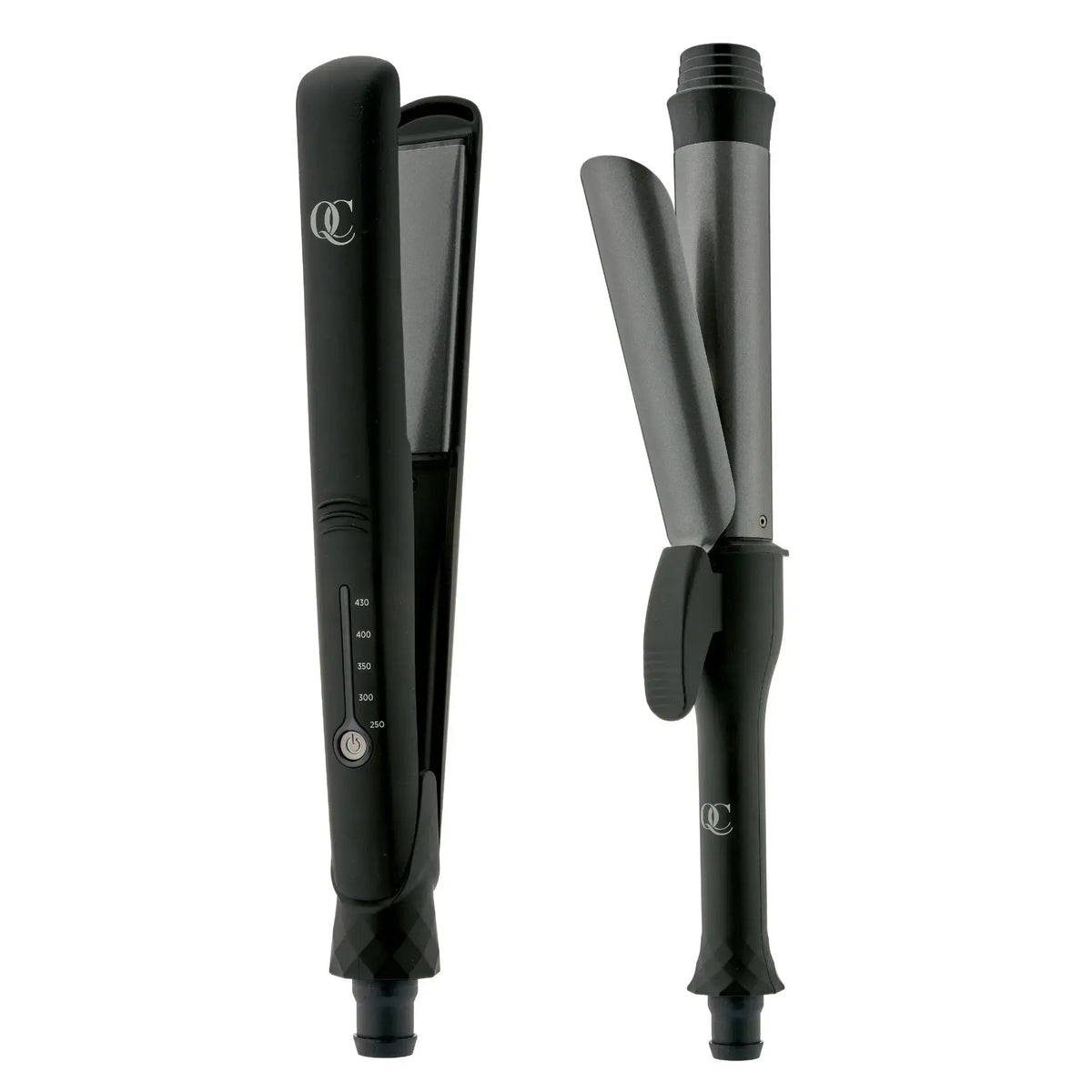 QC Beauty flat iron and curling iron set