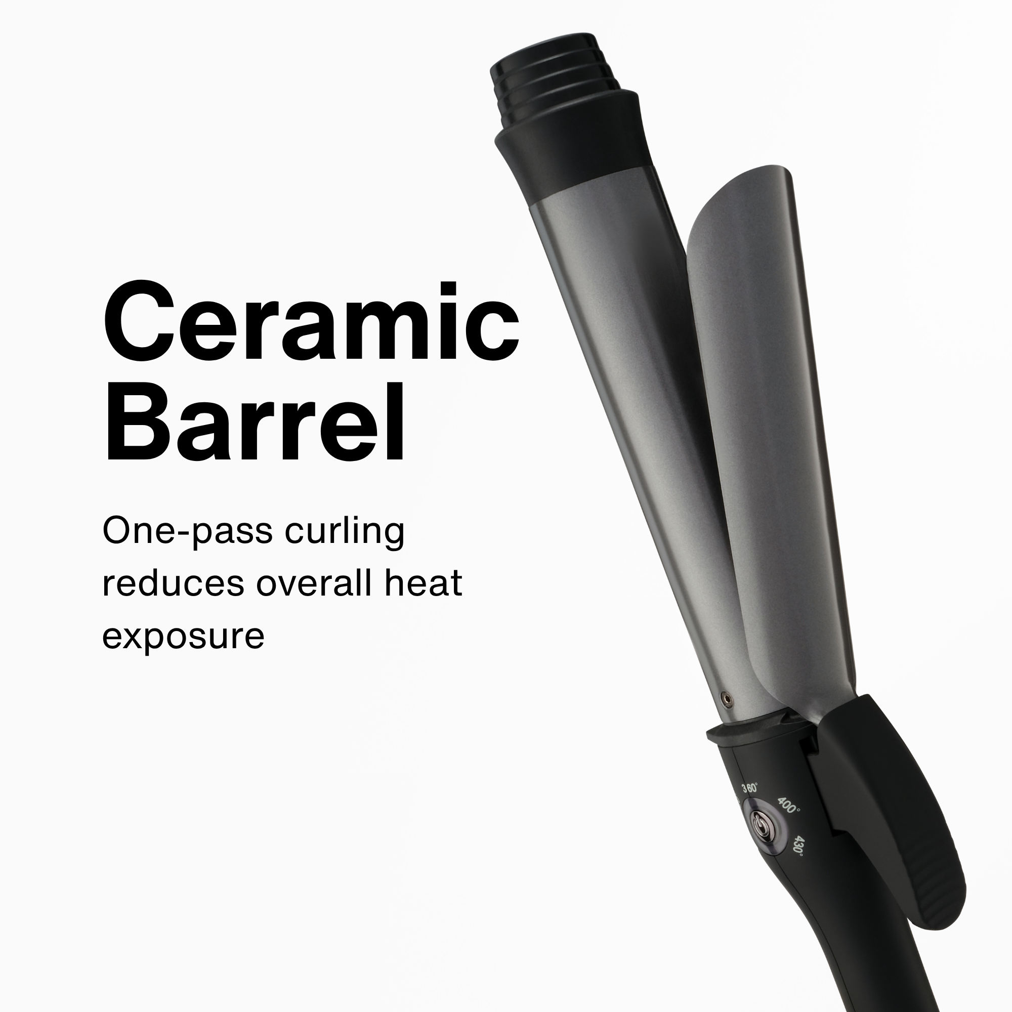 QC Beauty ceramic curling iron